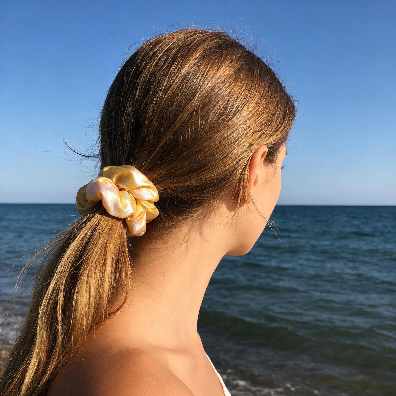Soft Hair Scrunchies with Zipp - Headband Summer Knit 리뷰 및 가격