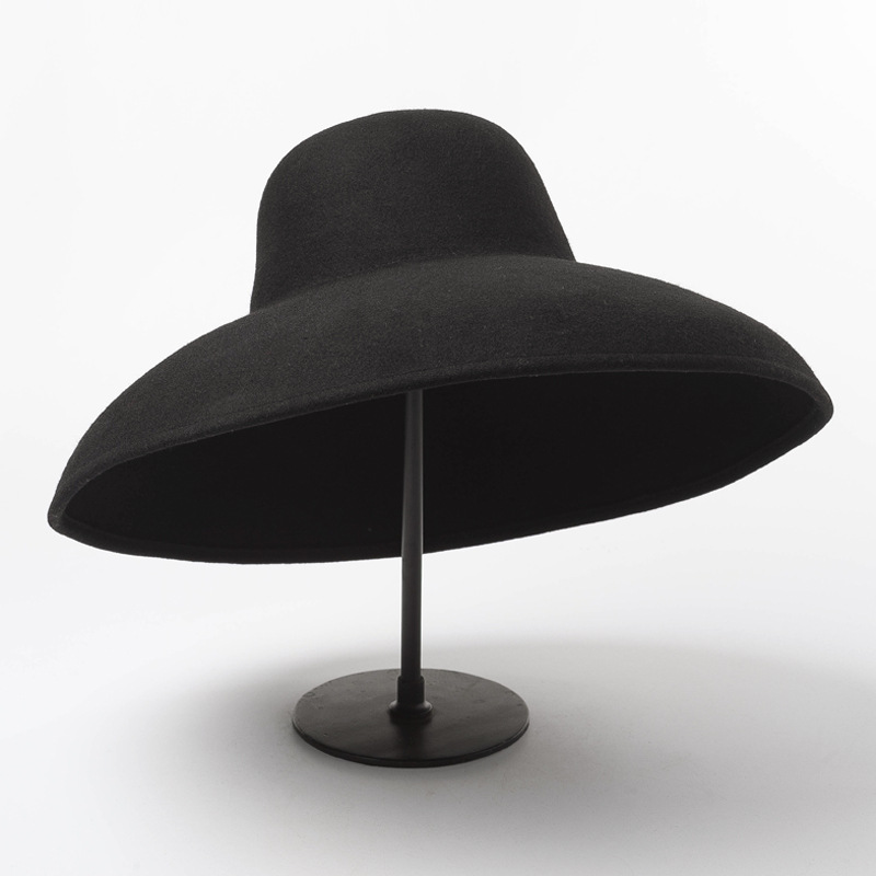 Classical Big Wide Brim Wool F - Hat Floppy Wide 리뷰 및 가격