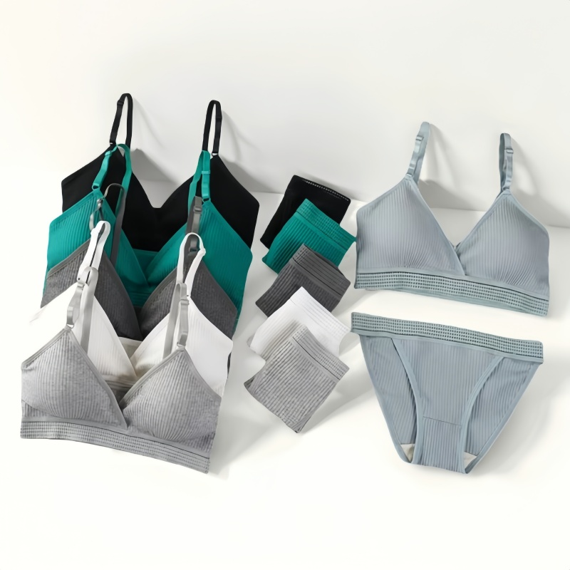 Women Sexy V-neck Padded Bra L - Bralette Triangle Set 리뷰 및 가격