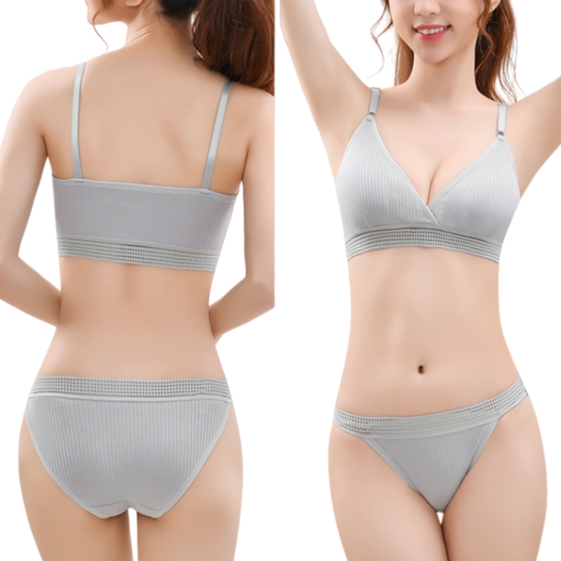 Women Sexy V-neck Padded Bra L - Bralette Triangle Set 리뷰 및 가격