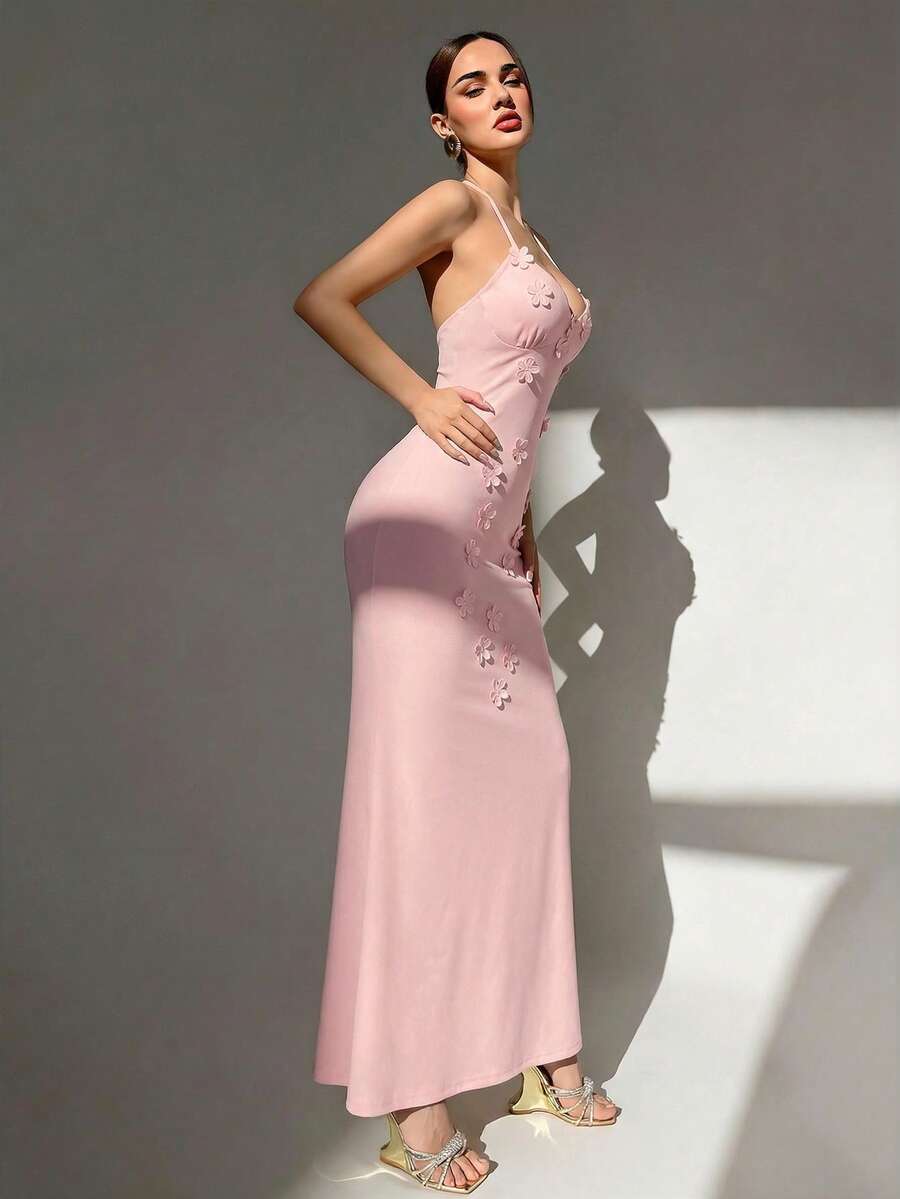 Womens Sexy Y2K Micro Cup Fron - Maxi Dress Halter 리뷰 및 가격