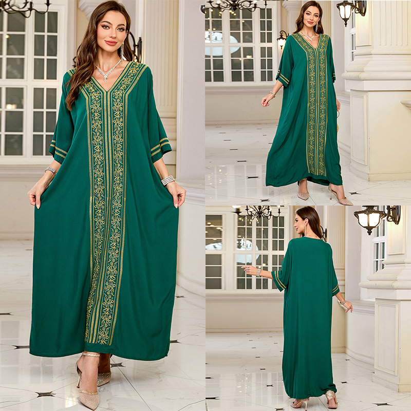 Swimsuit Cover Ups Embroidery  - Cover Up Kaftan 리뷰 및 가격