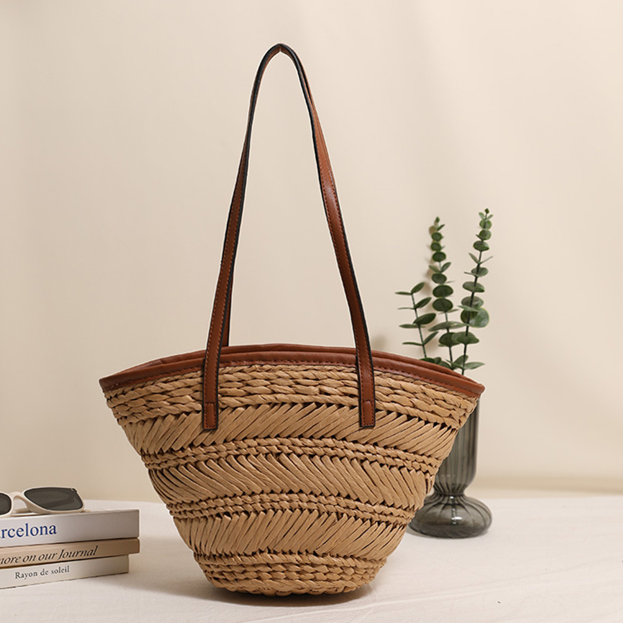Summer Basket Straw Bags for W - Crochet Bag Raffia 리뷰 및 가격