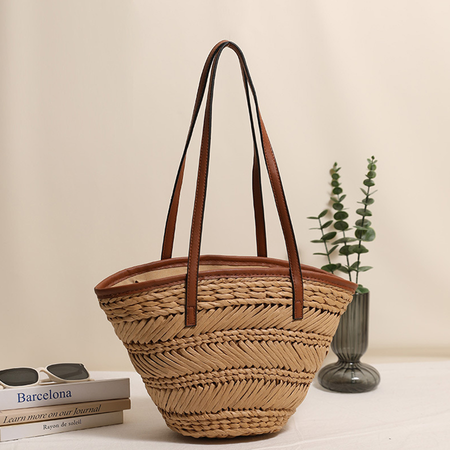 Summer Basket Straw Bags for W - Crochet Bag Raffia 리뷰 및 가격
