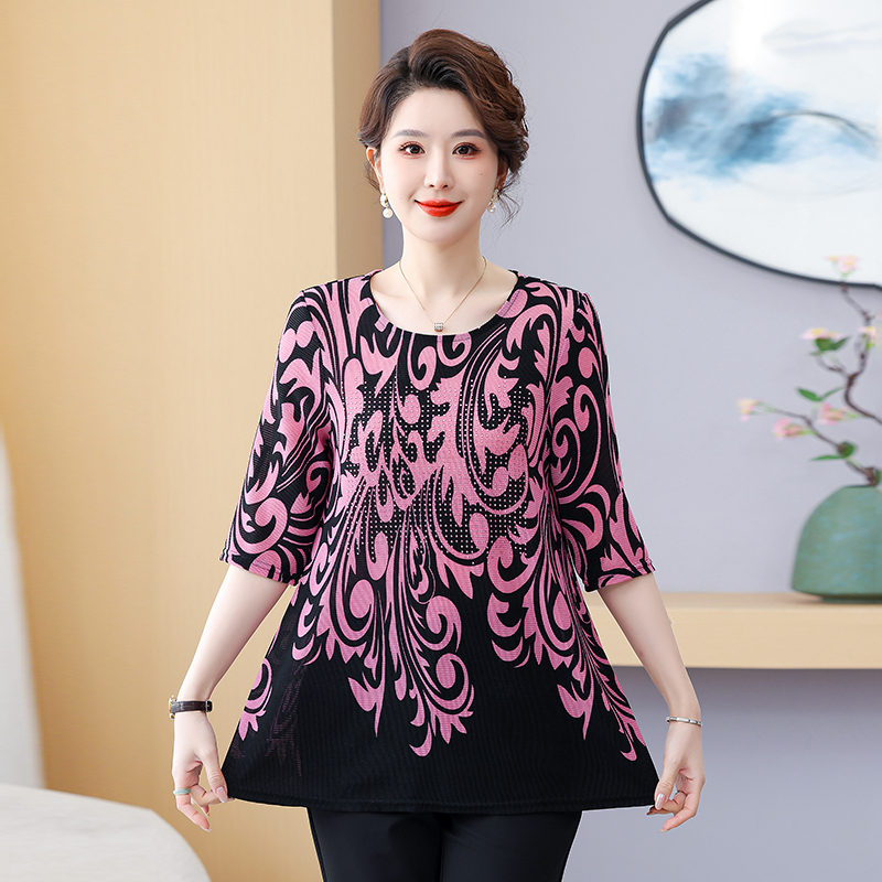 Women Round Neck Spring Summer - Romper Floral Print 리뷰 및 가격