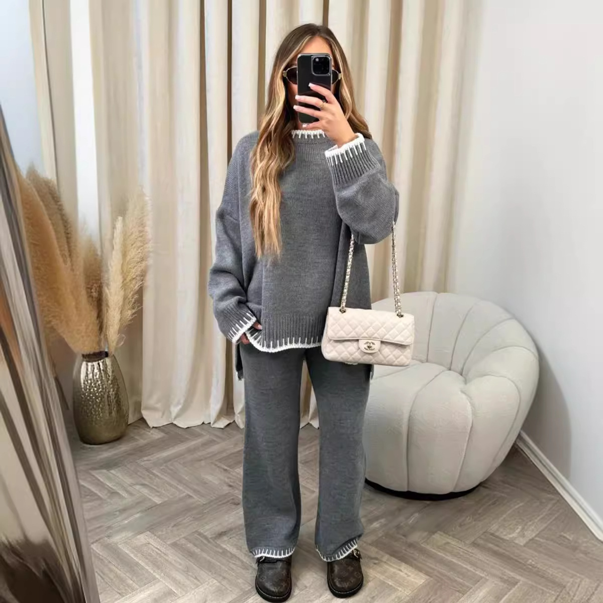 Women Wide Leg Pant Sets Two P - Linen Pant Wide 리뷰 및 가격