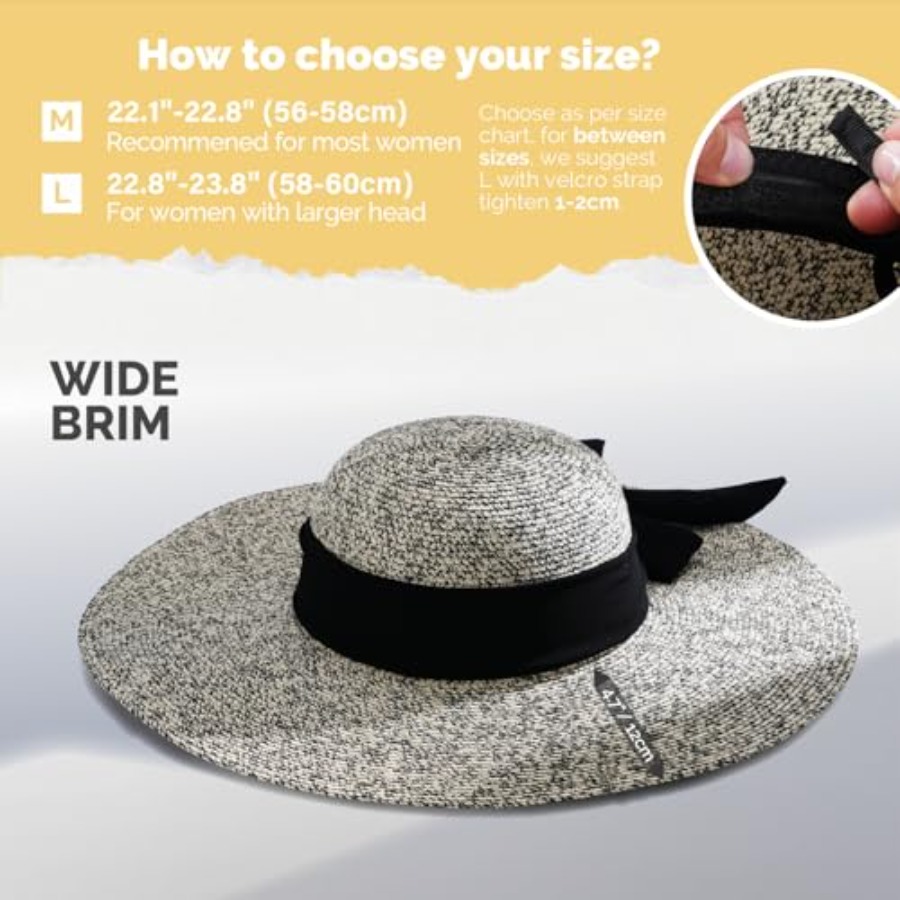 Hat Hut Wide Brim Beach Sun Ha - Hat Floppy Wide 리뷰 및 가격