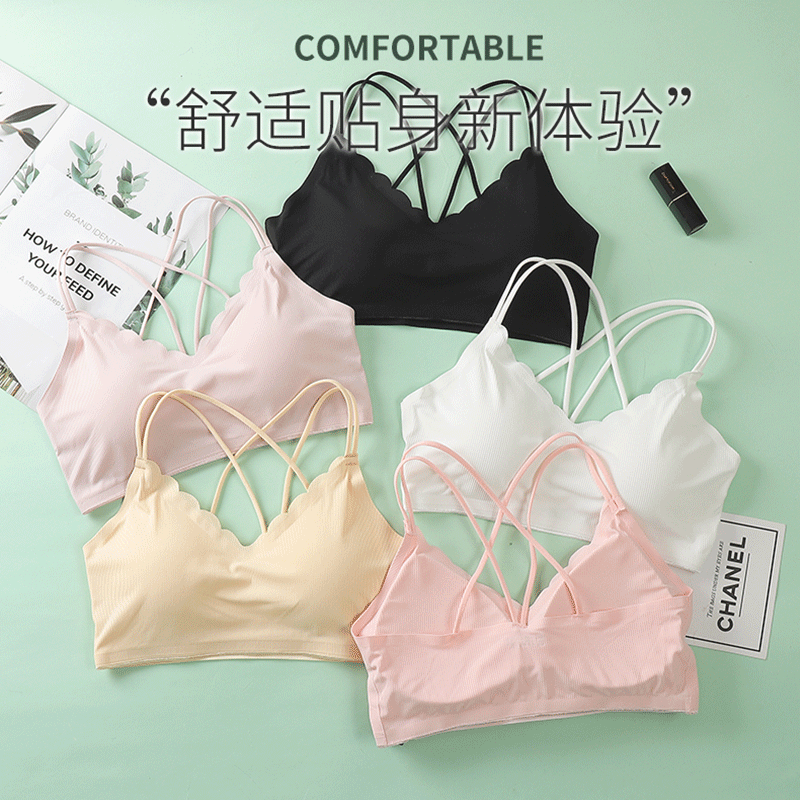 3D Sexy Lingerie Seamless Spor - Bralette Triangle Set 리뷰 및 가격