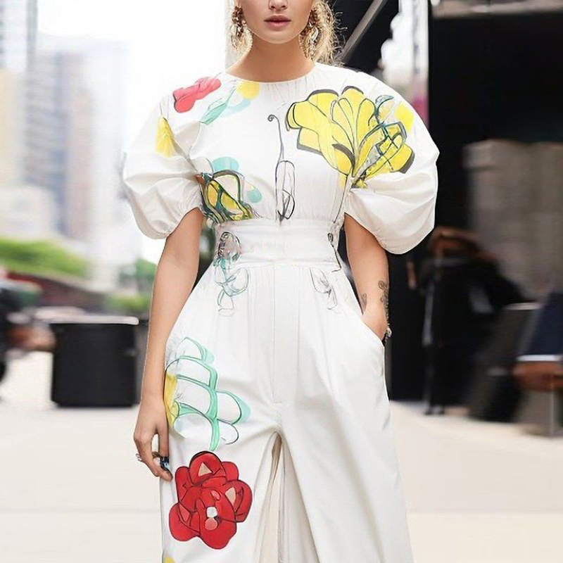 Krisstarsgirls Summer Flower P - Romper Floral Print 리뷰 및 가격