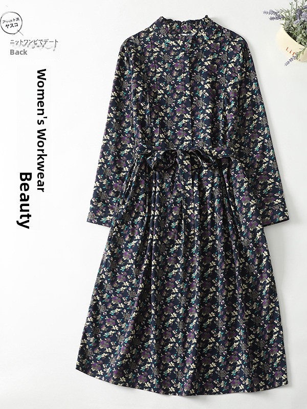 Elegant Floral Print A-Line Dr - Midi Skirt Floral 리뷰 및 가격