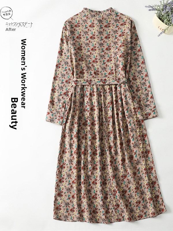 Elegant Floral Print A-Line Dr - Midi Skirt Floral 리뷰 및 가격