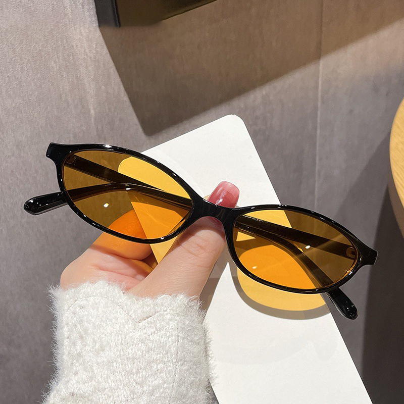 Retro Oval Frame Sunglasses Fa - Sunglasses Cat Eye 리뷰 및 가격