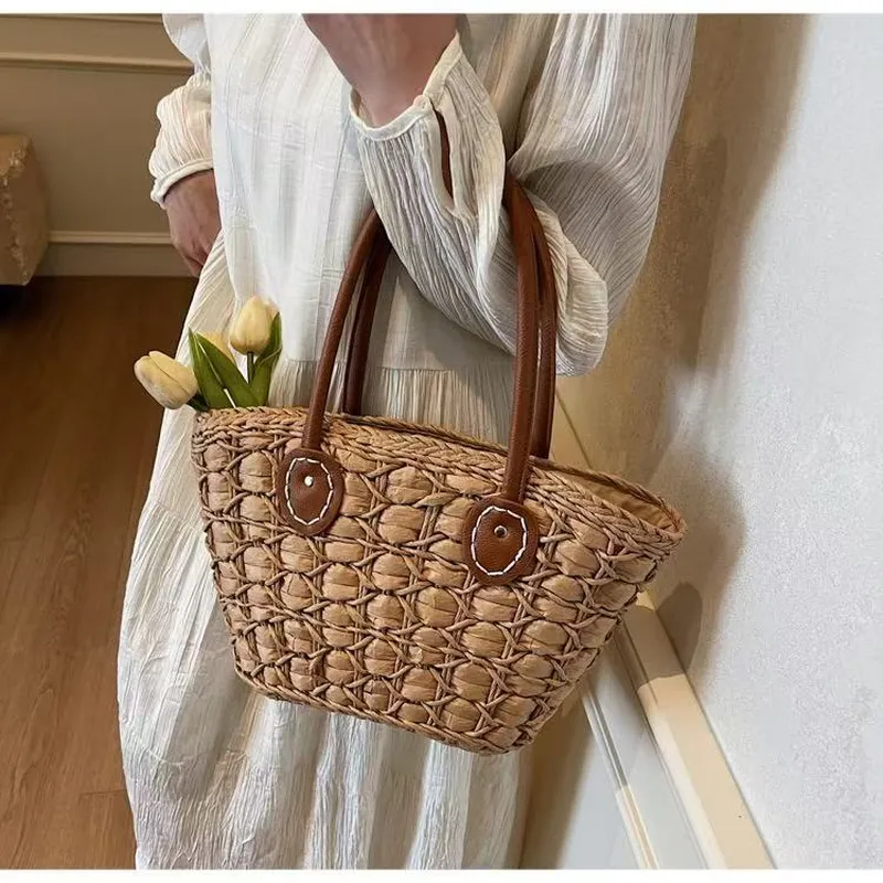 Retro European American woven  - Tote Bag Beach 리뷰 및 가격